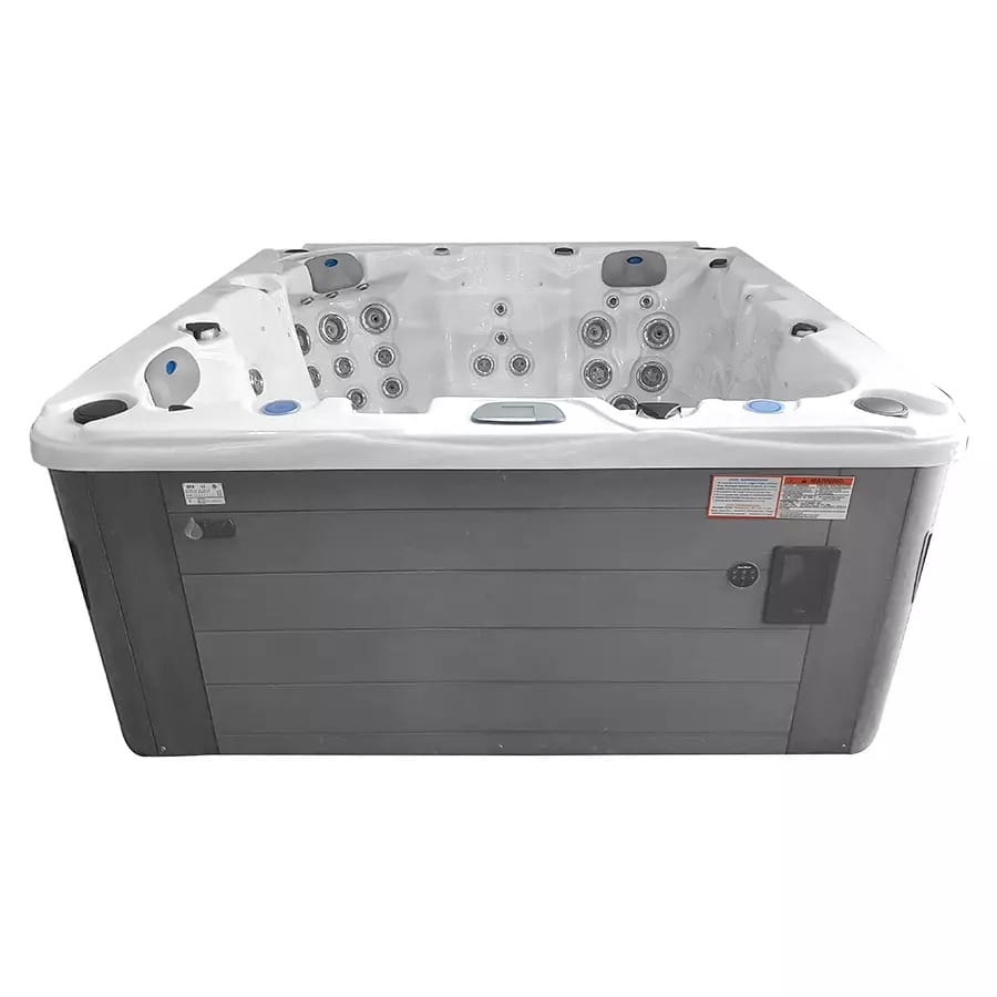 Zijaanzicht van de Fox Mystic spa buitenkant