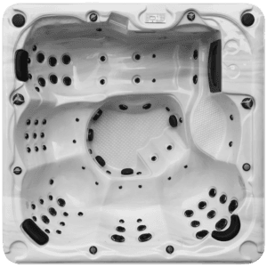 Venice Manhattan jacuzzi met lange ligplaats en ruime zitplaatsen