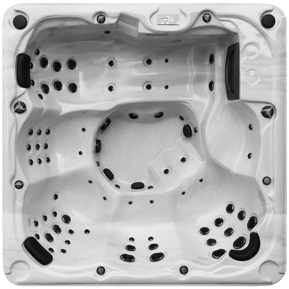 Venice Manhattan jacuzzi met lange ligplaats en ruime zitplaatsen