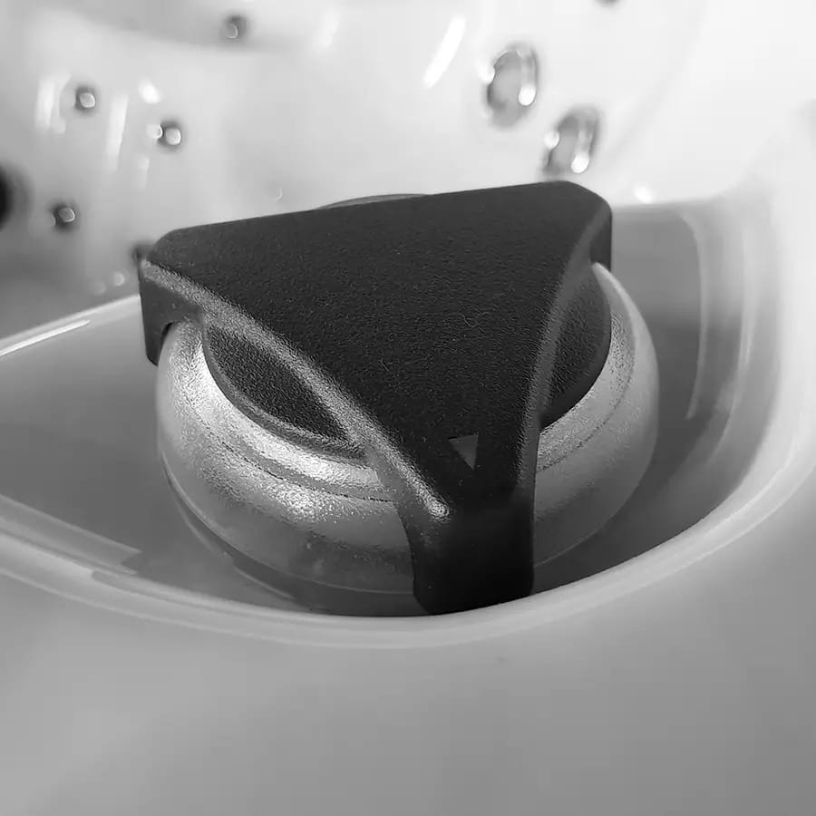 Technische details van de Fox Spa Essence met speakers en wifi