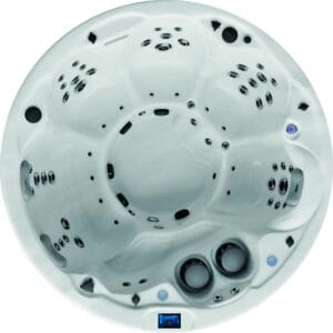 Fox Cosmos spa bovenaanzicht met zes zitplaatsen