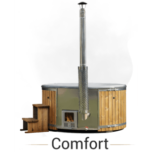 Thermowood Hottub Comfort 180 cm houtgestookt - optioneel elektrisch
